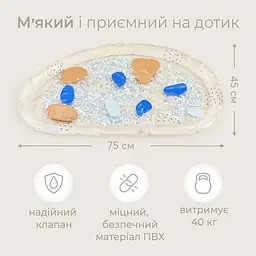 Розвиваючий водний килимок Poppet Акваплей 75х45 см (PP-WM-001) - мініатюра 8