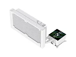 Водяне охолодження Gamemax Glacier 240 White - мініатюра 6