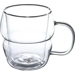 Набір чашок MasterPro Mixology з подвійними стінками 450 мл, 2 шт (BGMP-20206) - мініатюра 3