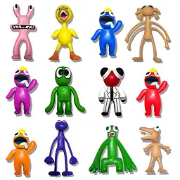 Набір іграшки фігурки Райдужні друзі 12 шт Roblox Rainbow Friends
