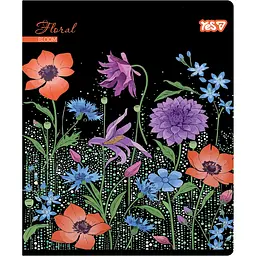 Зошит учнівський Yes Floral bloom А5 24 аркушів лінія 10 шт. (768593) - мініатюра 2