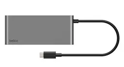 USB-Хаб Belkin USB-C 7в1 Multiport Dock (AVC023HQSGY) - мініатюра 3