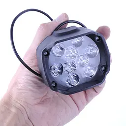 Додаткова LED фара 27W (3W x 9) 12-85V 97 x 76 x 40mm Дальний (72-27W) 1 шт. (3295) - мініатюра 3