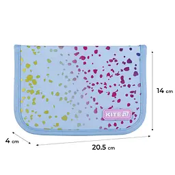 Пенал Kite Shiny блакитний (K25-621-3) - мініатюра 3
