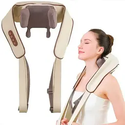 Масажер для шиї та плечей шийний масажер для комірної зони Massager Shoulder Neck Waist Back Legs - мініатюра 7