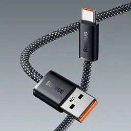 Кабель Baseus Dynamic Series Fast Charging Cable USB to Type-C 100W 1m CALD000616 Gray - мініатюра 8