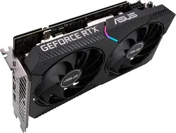 Відеокарта GeForce RTX 3050, Asus, DUAL OC V2, 8Gb GDDR6, 128-bit, DVI-D/HDMI/DP, 1852/14000 MHz, 6-pin (DUAL-RTX3050-O8G-V2) - мініатюра 3
