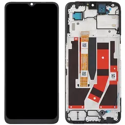 Дисплей Oppo A77 5G /A57 5G чорний, оригінал PRC з рамкою
