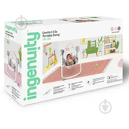 Дитячий шезлонг-гойдалка 2 в 1 Ingenuity Flora the Unicorn - мініатюра 3