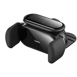 Автомобільний тримач холдер Baseus Steel Cannon pro Solar Electric Car Mount SUGP010001 Black