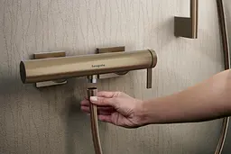 Змішувач для душу Hansgrohe Tecturis E brushed bronze 73620140 - мініатюра 2
