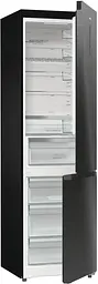 Холодильник Gorenje з нижн. мороз. камерою, 203х66х60см, 2 двері, 257(121)л, А+, Total NF, Зона св-ті, Інвертор, Зовн. Дисп, Wi-Fi, чорний - мініатюра 4