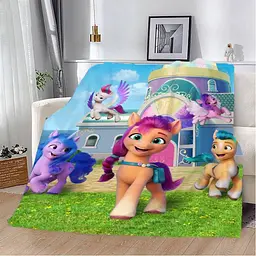 Плед 3D плюшевий подарунковий My Littlе Pony №2 160х200 см - мініатюра 2