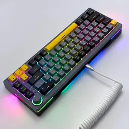 Ігрова механічна клавіатура Kondor Moonlight X / Дротове підключення / Brown Switch / Black Grey Black - мініатюра 2