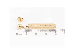 Сережки Xuping пусети TTM Stainless Steel 14K "Декоративні підвіски" (335917) 4см - мініатюра 2