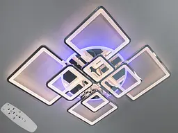 Сучасна люстра Diasha 8160/8HR 3color dimmer, 225W, 12375 lm, димер