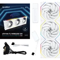 Кулер до корпусу Lian Li Uni Fan TL WIRELESS 120-3, White (G99.12TL1W3W.00) - мініатюра 8