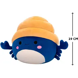 М'яка іграшка Squishmallows Краб-самітник Ленор 19 см синя (SQCR06609) - мініатюра 6