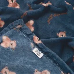 Плед Ardesto Flannel 160х200 см 100% поліестер плюшеві ведмедики pbe0050491 - мініатюра 6