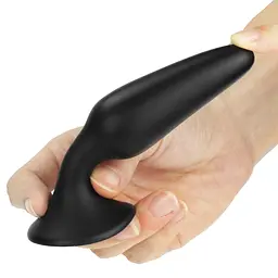 Анальна пробка LoveToy Lure Me Butt Plug Slim 11.5 см (чорний) - мініатюра 6