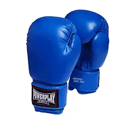 Рукавиці боксерські Power Play PP 3004, Blue - 10 унцій