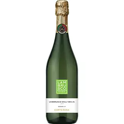 Вино ігристе Lambrusco Corte Rosa Bianco біле, напівсолодке 7.5% 0.75 л