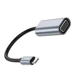 Перехідник Hoco Origin Type-C to VGA converter UA21 1080p адаптер відеосигналу - мініатюра 7