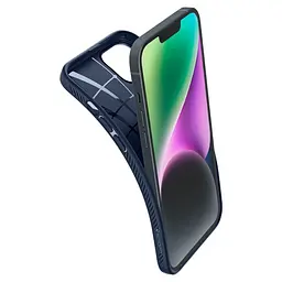 Оригінальний протиударний чохол Spigen Liquid Air Armor для iPhone 15 Plus/14 Plus Navy Blue ACS06651 - мініатюра 2
