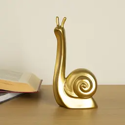 Декоративна статуетка MBM My Home Равлик золота (DH-ST-24 M GOLD) - мініатюра 4