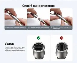 Кабель-ремінець UGREEN L508 USB-C - USB-C 60 Вт 1,2 м зелено-білий (35500) - мініатюра 7