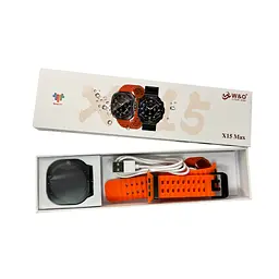 Смарт-годинник W&O X15 Max 38mm, 330 mAh, Amoled+IP67 Orange (WOX15MOr) - мініатюра 9