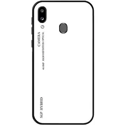 Чохол-бампер Primolux Gradient Glass для Samsung Galaxy A40 2019 (SMA405) White - мініатюра 2