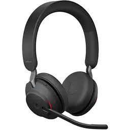 Комп'ютерна гарнітура Jabra Evolve 2 65 MS Stereo Black (26599-999-999) [113837] - мініатюра 1
