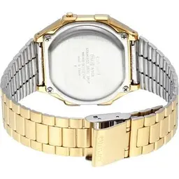 Сталеві наручний годинник унісекс Casio оригінал Японія Collection A168WG-9EF зі сталевим браслетом - мініатюра 4
