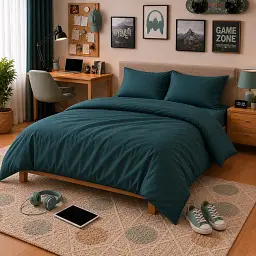 Дитяча постільна білизна TEENAGER Poplin Line Emerald (2200012795972)