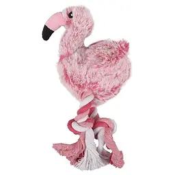 Flamingo Andes Flamingo 36 см Фламинго Андовий м'яка іграшка з пищалкою для собак
