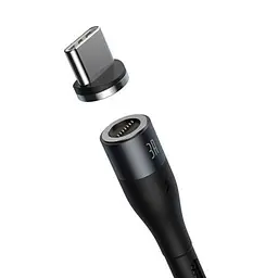 Кабель Baseus Zinc Fabric Magnetic Cable USB to Type-C 3A 1m CATXC-MG1 Black-Grey - мініатюра 5