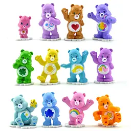 Іграшки Дбайливі ведмедики (Care Bears), 12 шт - мініатюра 1
