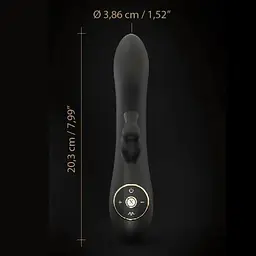 Вакуумний вібратор кролик Dorcel Divine Rabbit 10 режимів вібрації 3 режими вакууму - мініатюра 5