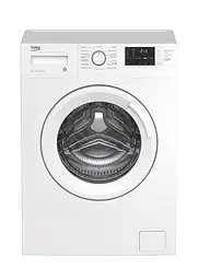 Пральна машина Beko з фронтальним завантаженням WRS5512BWW, 5кг, 1000, A++, 36.5см, Дисплей, Білий (WRS5512BWW)