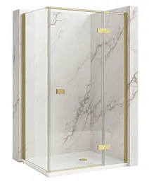 Душова кабіна Rea Atlas 80x120 права brushed gold KPL-K4377