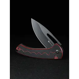 Складаний ніж Sencut Squiggy Drop Point 9Cr18MoV G10 9,9 см червоно-чорний - мініатюра 10