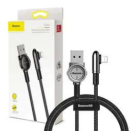 Кабель Baseus Exciting Cable USB to Lightning 2.4A 1m CALCJ-A01 Black