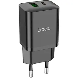 МЗП Hoco N28 Founder PD20W+QC3.0 (1USB-A/1C) Black