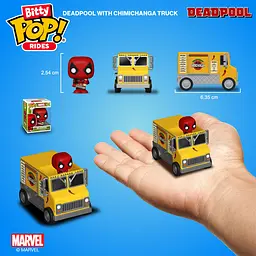 Набір фігурок Funko Bitty Pop! Marvel Deadpool Deadpool’s and Chimichanga truck (83625) - мініатюра 6