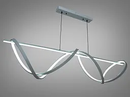 Стельова люстра LED Diasha 2263-120GR 84W, сірий, сучасний стиль для кафе, ресторану, вітальні, спальні, офісу - мініатюра 2