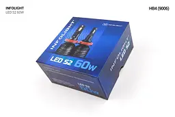 Комплект світлодіодних ламп Infolight S2 9006 60W - мініатюра 6