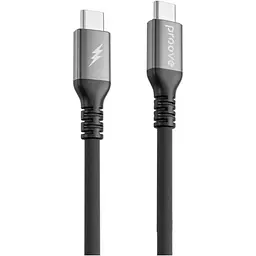 Кабель Proove ReGen Silicone USB-C to USB-C 60W 1m Black (CCRS60002201) [130623]