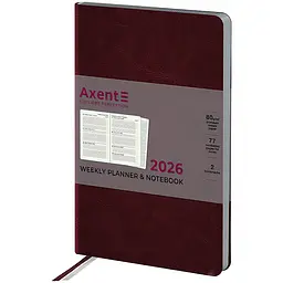 Щотижневик Axent 2026 Partner City Soft 125х195 см коричневий (8521-26-05-A)
