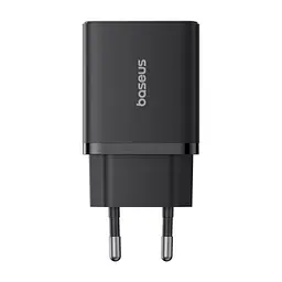 Мережевий зарядний пристрій Baseus Cube Fast Charger 2U+C 30W EU чорний P10111402113-00 - мініатюра 5